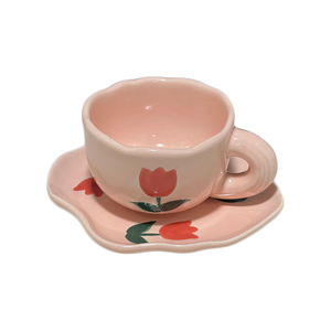 <span class=keywords><strong>Tazas</strong></span> <span class=keywords><strong>de</strong></span> cerámica pintadas a mano, <span class=keywords><strong>diseño</strong></span> Original personalizado, platillo <span class=keywords><strong>para</strong></span> té, leche - Product Image 1