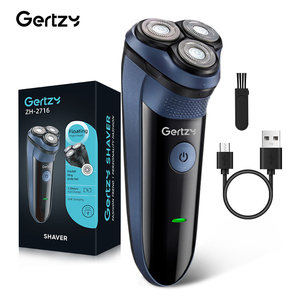 Multi-Functional Men's Triple Blade Rotary <b>Shaver</b> USB Charging Waterproof IPX5 Li-Ion Battery Floating Design <b>Face</b> Triple-blade - Product Image 1