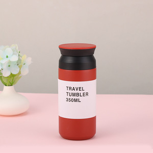 350ml & 480ml Custom Logo 304 Stainless Steel <b>Mini</b> Pocket Vacuum Insulated Water <b>Bottle</b> - Product Image 5