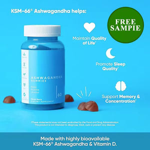 Gomitas de Ashwagandha para el Alivio del Estrés y la Relajación, Fabricante Personalizado OEM, Adaptógeno, Ayuda para Dormir, Marca Privada - Product Image 6