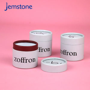 Emballage de tube cadeau cosmétique, logo personnalisé imprimé, tube cylindrique rond pour soin de la peau, emballage en papier kraft - Product Image 1