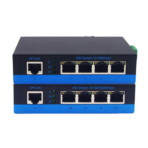 ओम ओटम औद्योगिक दीन-रेल 5 पोर्ट ईथरनेट स्विच 10/100/1000 एमबीपीएस फास्ट डेटा दर अनप्रबंधित 9-57vdc पावर 5-पोर्ट नेटवर्क स्विच - Product Image 3