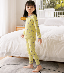 <span class=keywords><strong>Pyjama</strong></span> doux pour enfants, sous-vêtements pour enfants, personnalisés, slim, ensemble à la mode, style élégant, automne hiver, - Product Image 4