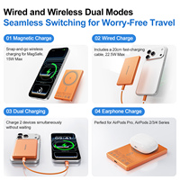 Mini Banco de Energía de 5000mAh con Cable Integrado, Cargador Portátil de Carga Rápida con Certificación 3C, Logotipo Personalizado Disponible