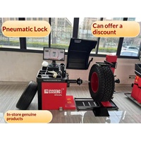 Machine d'équilibrage SP833PL WL800 avec système de verrouillage pneumatique et sonar pour le changement de pneus et l'équilibrage des roues