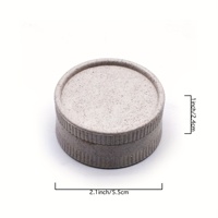 55mm 2 couches bioplastique écologique broyeur écologique broyeur d'herbes tabac broyeur d'herbes biodégradable broyeur d'herbes