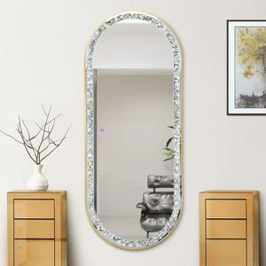 Đầy đủ-chiều dài LED thắp sáng sàn gương cho phòng ngủ miễn phí-đứng với Treo tường treo tùy chọn cho sinh nhật - Product Image 3