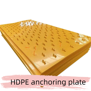<span class=keywords><strong>Plaque</strong></span> d'ancrage en HDPE résistante aux produits chimiques V-Lock pour réservoir de stockage de liquides industriels, piscine de récupération des eaux usées de déversements - Product Image 1