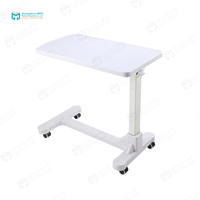 MDK CZ-601 de lit d'hôpital réglable en hauteur Table de patient médical Table de chevet mobile avec roues verrouillables