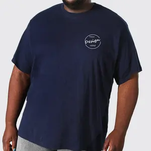 New Design Luxury Quality Custom Logo Cotton Loose Fit Little Drop Shoulder Brand Blank Men T Shirt Oversized For Men