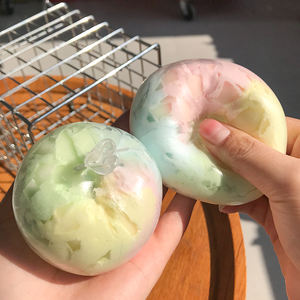 Juguete Sensorial de Arcilla Crujiente ASMR, Bola Antiestrés Hecha a Mano, de Rebote Lento, Suave, para Niños - Product Image 4