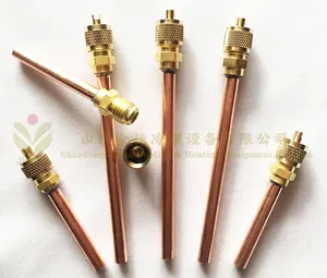 refrigeration spare part copper access valve 1/4 "