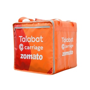 Venta al por mayor OEM plegable gran bolsa de entrega Pizza llevar mochila térmica <span class=keywords><strong>Jumbo</strong></span> bolsas de entrega de alimentos para paquetes - Product Image 1