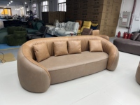 3-Sitzer Sofa Modernes Neues Wohnzimmer Dreisitzer Freizeit-Ledersofa Schlafzimmermöbel Schwamm Ein-Sitzer Echtleder-Sofa