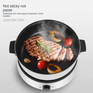 Casserole électrique multifonctionnelle 3 en 1, cuiseur vapeur, 4L, 1300W, contrôle numérique, haute efficacité, respectueux de l'environnement - Product Image 4