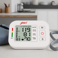 Monitor Tekanan Darah Digital Elektrik Profesional untuk Lengan Atas, LCD, Mesin Pengukur Tekanan Darah Medis untuk Penggunaan di Rumah, Akurasi Tinggi, Portabel, Kelas CE