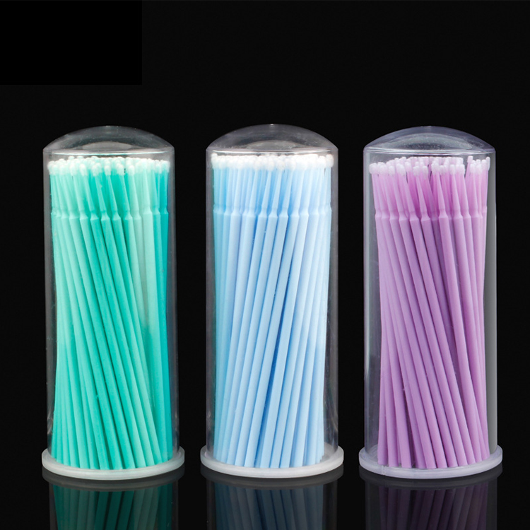 Одноразовые микроаппликаторы для отбеливания зубов, микро ватные тампоны для оральной медицины, щетка для чистки зубов