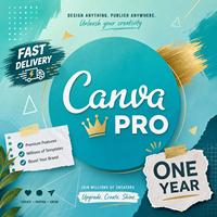Canvas Pro 1 Yıllık Abonelik Özel Hesap Global Versiyon Ticari Kullanım Lisansı Resmi Çevrimiçi Grafik Tasarım Yazılımı Mac