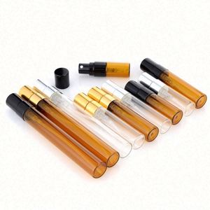 Botella de Vidrio de Borosilicato Transparente de 10 ml con Logotipo Personalizado para Aceites Esenciales, Envase de Perfume con Estampado en Caliente, Rodillo Metálico y Tapa de Aluminio, 100 Unidades - Product Image 5
