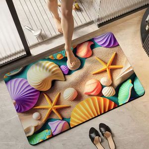 Tappetino da <span class=keywords><strong>Bagno</strong></span> in Diatomite Super Assorbente Stampato in 3D, <span class=keywords><strong>Antiscivolo</strong></span>, Stile Classico, Adatto agli Animali Domestici, Motivo Floreale, Realizzato in Gomma <span class=keywords><strong>per</strong></span> la Casa - Product Image 6