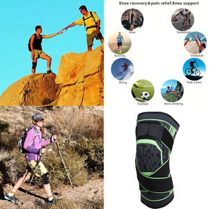 Rodillera suave de alta calidad, rodilleras de soporte de compresión de un color para deportes - Product Image 5