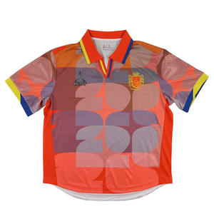 Maglia <span class=keywords><strong>da</strong></span> Calcio Retrò Personalizzata per Uomo, T-shirt Polo a Righe, Jersey Classica Vintage - Product Image 2