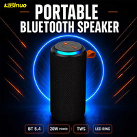 Nouvelle Enceinte Portable Sans Fil 20W IPX7 Étanche avec LED RGB Personnalisable pour Fêtes en Extérieur (Modèle 2026)