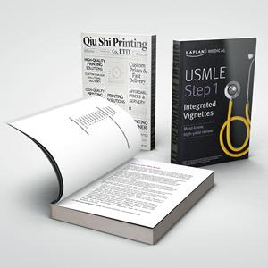 USMLE <span class=keywords><strong>Paso</strong></span> 1: Viñetas integradas Impresión de libros de texto médicos MOQ pequeño Encuadernación de costura Encuadernación perfecta - Product Image 2