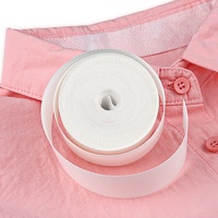 Rouleau de protection de col de vêtement auto-adhésif, respirant, doux, 100% coton, anti-taches, absorbant, découpable, invisible