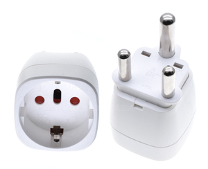 <span class=keywords><strong>Adaptador</strong></span> de enchufe de viaje Euro/europeo/Italia/<span class=keywords><strong>Brasil</strong></span>/Suiza <span class=keywords><strong>a</strong></span> Sudáfrica 15A 250V enchufe de la UE <span class=keywords><strong>A</strong></span> LA India - Product Image 2