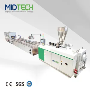 Factory Price Window frames Roller shutters Extruded T-slot profiles for door panels pvc profile extrusion machine