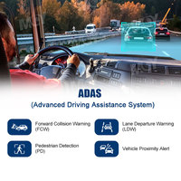10.1 inci 8 saluran semua dalam satu layar sentuh kamera Monitor Mdvr dengan Ai Dsm 5.000 Adas 360