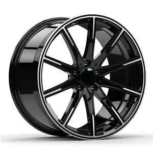 Black Multi-spoke Aluminum Alloy Wheel Rims Manufacturers For Benz