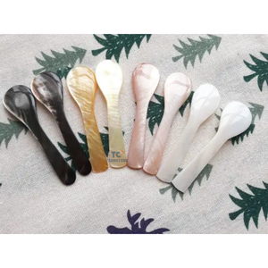 Haute Luxe Vietnam restaurant hôtel dîner mère de perle cuillère coquille caviar cuillère coquille cuillère pour dégustation Caviar - Product Image 5