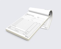 Livre de commandes personnalisé reçu facture 1 2 3 4 5 6 plis 9.5x11 pouces NCR ordinateur continu rame de papier autocopiant