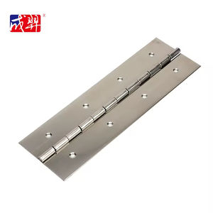 Custom <b>Stainless</b> <b>Steel</b> 304 Traditional Continuous <b>Piano</b> <b>Hinges</b> for Exterior Home Office Use - Product Image 2