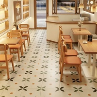 Ensemble de table et chaises en bois pour restaurant commercial, vente en gros usine Foshan, table et chaises modulaires pour espace détente