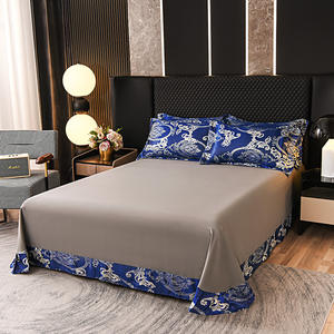 Juego de Sábanas de Satén de Alta Calidad, Ropa de Cama de Lujo en Tela Jacquard de Seda, Set de 3 Piezas, Textil para el Hogar, Funda de Edredón - Product Image 6