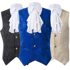 Nouveau gilet de style médiéval gothique pour hommes et femmes, costume de scène avec <span class=keywords><strong>jabot</strong></span> - Product Image 1