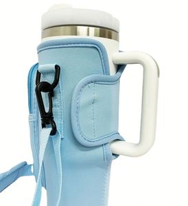 High Quality OEM Insulated Bottle Cooler Sling Carrier Holder Water Bottle Crossbody Bag - Product Image 2