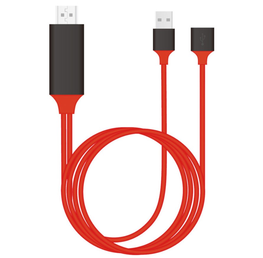 Адаптер 2 м, 6 футов, 3 в 1 для адаптера USB type-c на hdtv, кабель-преобразователь, видеокабель для телефона micro /iphone/type-c