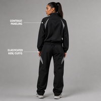 Ensemble de survêtement unisexe Charlo coupe-vent, tissu épais résistant à l'eau, coupe ample et oversize, vente en gros OEM GCC