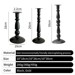 2026 Custom Design <b>Candlestick</b> Candlelight Dinner Decorative Ornaments American Style <b>Candlestick</b> <b>Holder</b> on Table - Product Image 3