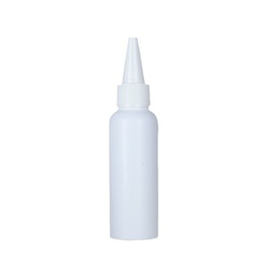 Botella de pigmento con boquilla puntiaguda blanca de 100 ml, envase de extrusión de tinta para pintura de color y dispensación de adhesivos, botella de plástico - Product Image 1