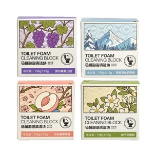 Bloc Nettoyant Solide pour Toilettes 150g, Nettoyant Automatique Jetable pour Cuvette, Désodorisant Parfum Frais - Product Image 3
