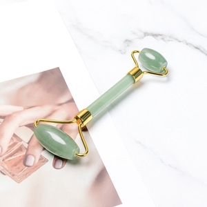 Ensemble Gua Sha en quartz rose naturel et aventurine verte, outil de soin de la peau, rouleau de jade pour le visage et le corps, relaxation musculaire, réduction des rides - Product Image 5