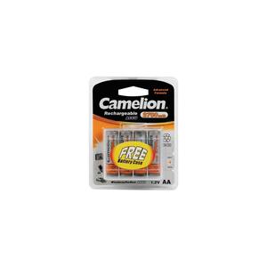Camelion แบตเตอรี่ NiMH AA 1.2V-2700mAh (4/การ์ด)-กล่องเก็บ - Product Image 1
