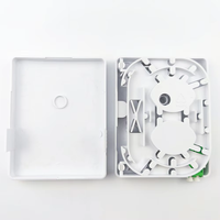 Panneau de prise de plaque frontale en fibre optique en plastique 2 cœurs LC APC fabriqué en Chine pour une utilisation en réseau intérieur FTTH