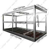 Maison en conteneur pliable préfabriquée moderne de 20 pieds et 40 pieds à construction rapide modulaire minuscule bureau à domicile porte en acier Allstar structure en acier