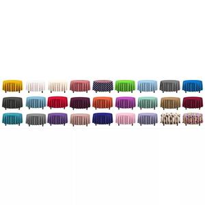 <span class=keywords><strong>Tovaglia</strong></span> di plastica usa e getta gialla da 72 pollici <span class=keywords><strong>per</strong></span> feste e picnic - Product Image 5